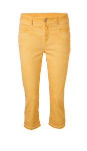 LINEA TESINI Damen Designer-Push-up-Jeans, gelb, Größe:42