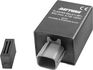 Blinkrelais 12V kompatibel mit Honda 8-polig lastunabhängig 1-100W direkt Plug-In mit Warnblinker / Positionslicht + Notstoppsignal ESS