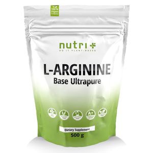 L-ARGININ BASE PULVER 500g - höchste Dosierung - pflanzlich durch Fermentation - reines L-Arginine Powder - Vegan - Neutral - ohne Zusatz -