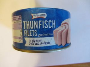 Dreimaster Thunfisch Filets in eigenen Saft und Aufguss 195 g