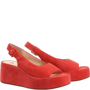 Högl Damen Sandalette in Rot, Größe 6