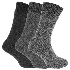 Pánske termo ponožky, 3-pack MB430 (39-45 EU) (odtiene sivej)