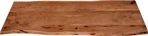 SAM® Tischplatte Baumkante Akazie Nuss 160 x 60 cm CURT