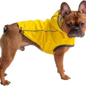 GF Pet Elastofit Regenmantel für Hunde, gelb - M