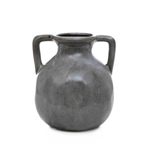 Wazon dekoracyjny Wazon stołowy Wazon na kwiaty Wazon artystyczny Wazon ceramiczny STELO Wazon ceramiczny z uchwytami 13x13x15 HOMLA