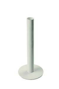 Kerzenleuchter Creme-Grau Höhe 160 mm für Stabkerzen Ø 20 mm