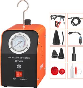 VEVOR Nebelmaschine Kfz 15 psi Rauchmaschine Lecksuchgerät 15 L/min Rauchmaschine Testgerät 19,6 cm³ Flüssigkeitsvolumen, Auto Lecktester Detektor Kraftstoffleckdetektor Fahrzeugleitung