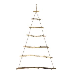 Oblique Unique Holz Baum Weihnachtsbaum Tannenbaum Wanddeko Hängedeko für DIY Adventskalender Weihnachten Advent
