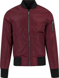 Bunda Urban Classics 2-Tone Bomber Jacket burgundy/black - L