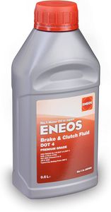 Eneos Brake & Clutch Fluid DOT 4 500 ml - Synthetische Bremsflüssigkeit - Hohe Temperaturbeständigkeit 310°C - Neutral für Dichtungen - Ausgezeichnete Formel - Korrosionsbeständigkeit