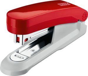 Novus Heftgerät E 15, bis 15 Blatt rot, Oberlademechanik