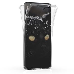 kwmobile Schutzhülle kompatibel mit Samsung Galaxy S20 Plus - Hülle Silikon Komplettschutz - Handy Cover Case Transparent