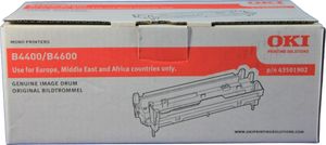 OKI 43501902, Originál, B4400, B4600, 19800 strany, 318 mm, 150 mm, 123 mm