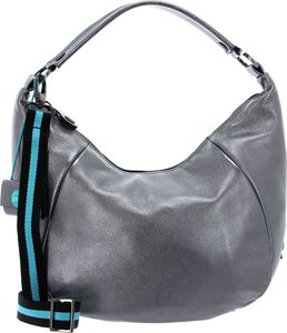 Gabs Leder Schultertasche Umhängetasche Penelope TG Splendente Black Bag Canna Di Fucile silberfarben Gabs Leder Schultertasche Umhängetasche Penelope TG Splendente Black Bag Canna Di Fucile silberfarben