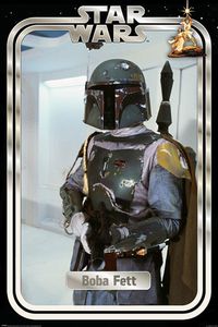 Star Wars - Boba Fett Retro Packaging - Poster Druck - Größe 61x91,5 cm