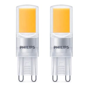 Philips LED Lampe ersetzt 40 W, G9 Brenner, klar, warmweiß, 400 Lumen, nicht dimmbar, 2er Pack
