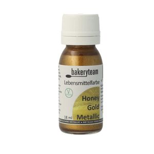 bakeryteam Metallicfarbe Honey-Gold 18 ml