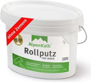 AlpenKalk® Rollputz rau (1,0 mm) jetzt 7 kg (5+2) / ca. 12 m²