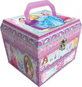 Kozmetický kufrík pre princezné ružový