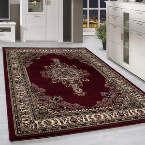 Homebyhome Kurzflor Teppich mit orientalischem Design, Weich & Robust für Wohnzimmer oder Schlafzimmer Grösse 300x400 cm
