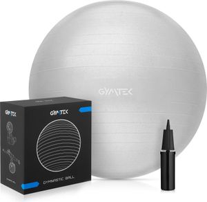 Gymtek® lopta na cvičenie vrátane pumpy - 65 cm - Pilates lopta, tréningová lopta, fitness lopta, lopta na sedenie pre fitness, pilates, domácu posilňovňu, cvičenie, fyzioterapiu