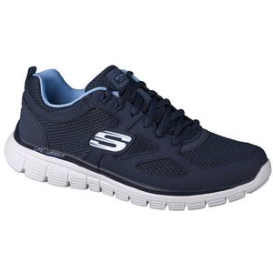 SKECHERS Burns coole Herren Mesh Sneakers navy, weiches Memory Foam Fußbett