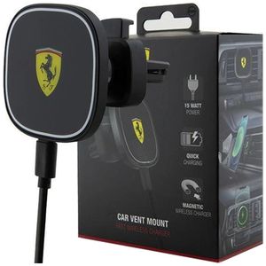 Ferrari schön. Induktion FECHMGLK 15W für Gitter schwarz/schwarz 2023 Kollektion MagSafe Handyhülle