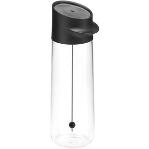 WMF Nuro Wasserkaraffe 1,0l, mit Fruchtspieß, Höhe 29,7 cm, Glas-Karaffe, CloseUp-Verschluss, schwarz