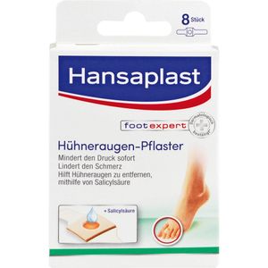 Hansaplast Hühneraugenpflaster mit Salicylsäure foot - Expert, 8 Stück