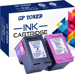 2x Inkoustové kazety kompatibilní s HP 304 XL DESKJET 2620 2630 2633 3700 3720 3730