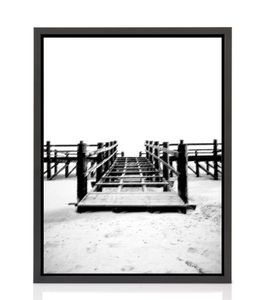 Schattenfugenrahmen Schwarz 60x80 für Leinwand Keilrahmen Rahmen Bilder Ölgemälde ohne Glas