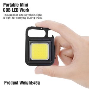 Mini 4 Modi USB-Lampe LED-Taschenlampe Arbeit Lichter tragbare Tasche Schlüsselanhänger Licht