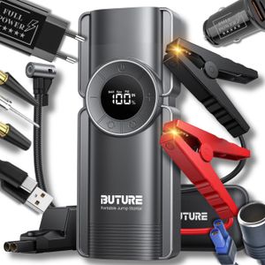 Powerbank 12V Rozrusznik Booster Jump Starter Urządzenie Rozruchowe 2500A BUTURE Beta 01 + Akcesoria Full Power
