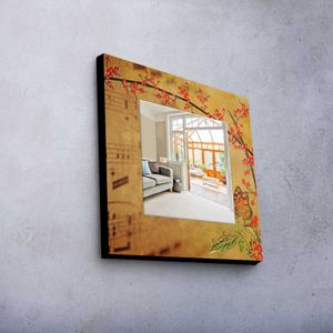 Wallity, MA- MER1283, Bunt, Wandspiegel, 50 x 50 cm, Spiegel (echt)