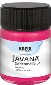KREUL Javana Seidenmalfarbe, 50 ml Weinrot