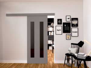 MINIO Schiebetüren CLEAN H 106 cm Zimmertüren | Grau