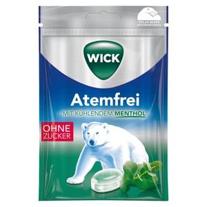 WICK Atemfrei zuckerfreie Halsbonbons mit Eukalyptus und Menthol 72g