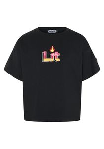 Emoji (0) T-Shirt im feurigen LIT-Design