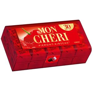 Ferrero Mon Cheri Familienpackung 30 Likör Kirsch Pralinen 315g