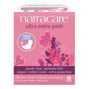Natracare - Ultra  Extra Damenbinden Lang - 8St