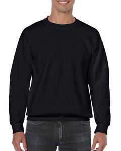 Gildan Herren Sweatshirt Pullover Pulli S M L XL XXL 3XL 4XL 5XL, Farbe:Schwarz, Größe:M