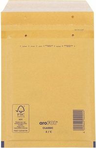 50x AROFOL CLASSIC Luftpolstertasche  3/C-13 150x215mm braun