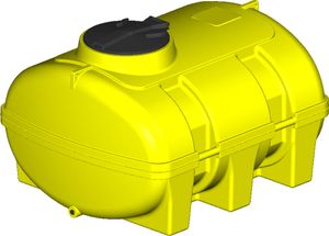 Wasserfass / Transportfass 1000 Liter AQUA-FLEX gelb