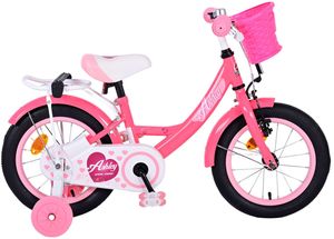 Volare Ashley Kinderfahrrad - Mädchen - 14 Zoll - Rosa/Rot