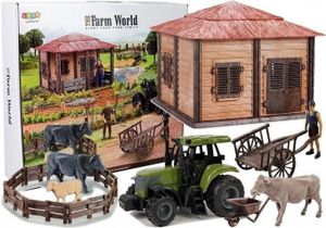DIY Bauernhof Gehöft Tier Set Schubkarre Traktor