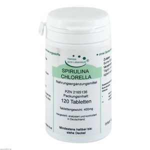 Spirulina + chlorella Tabletten 120 St