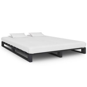 Maison Exclusive Rám postele z palet šedý masivní borovice 120 x 200 cm