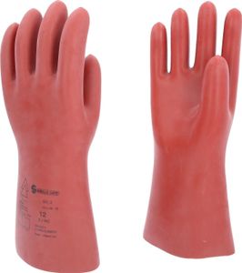 KS TOOLS Elektriker-Schutzhandschuh mit mechanischem Schutz Größe 12 Klasse 2 rot - 117.0077