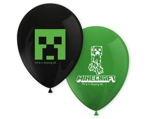Minecraft Party 8 Luftballons