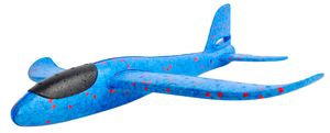Kruzzel 9137 Pěnové Házecí Letadlo 37cm modré